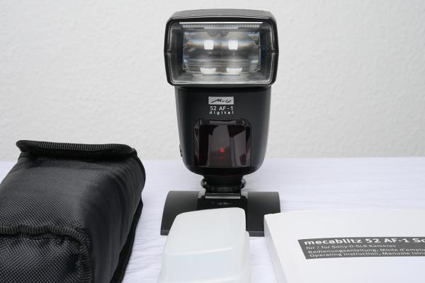 Metz mecablitz 52 AF-1 Sony digital -Gebrauchtartikel-